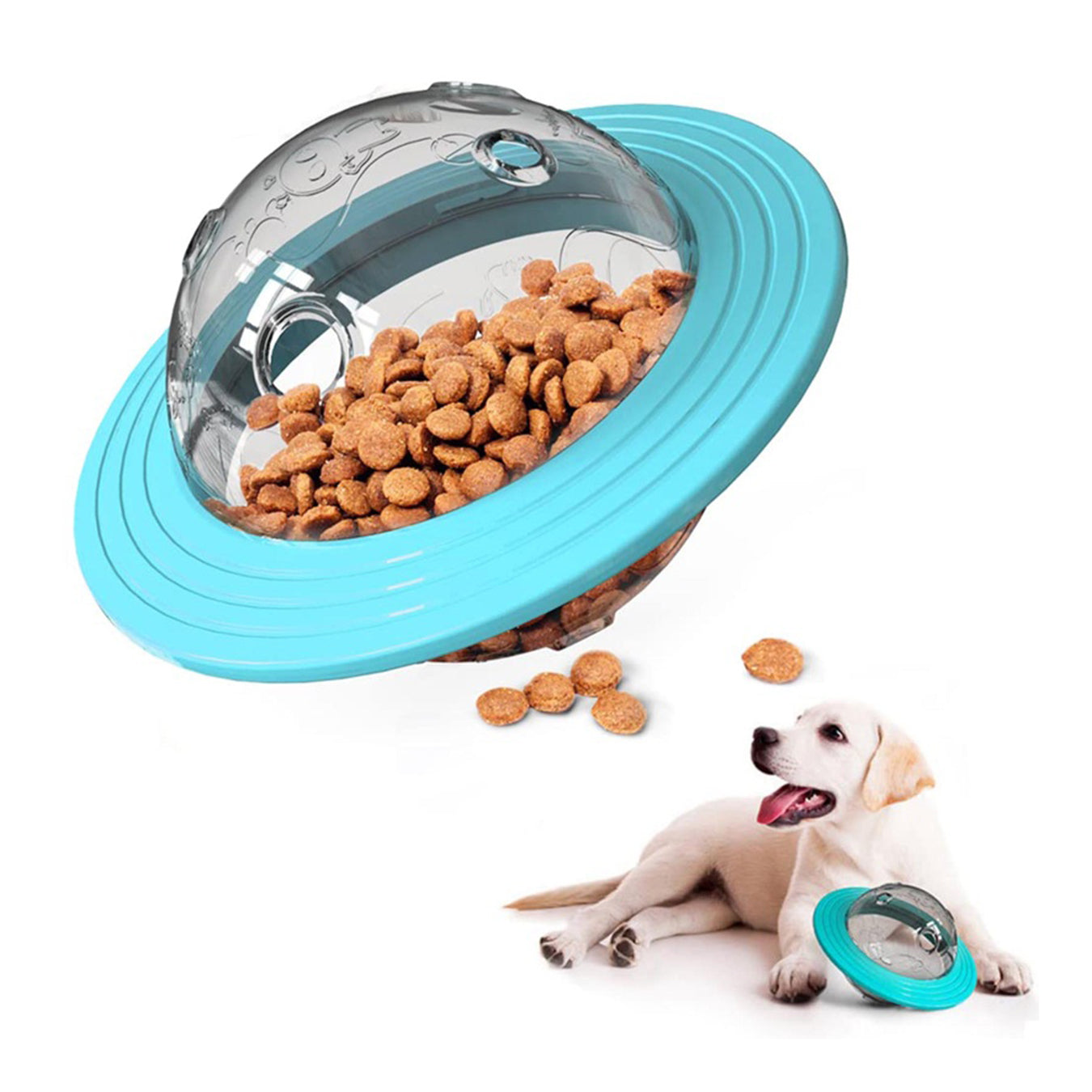 Brinquedo Interativo Dispenser de Petiscos para Cachorro e Gato