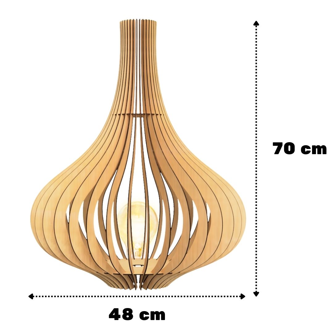 Luminária de Chão ALADDIN MDF Luminária