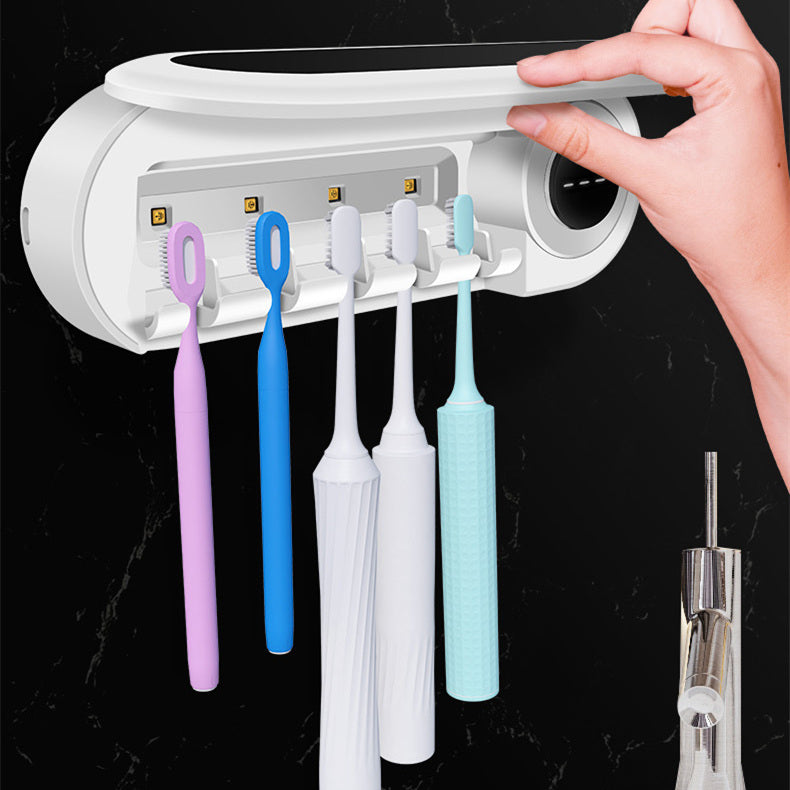 Porta-Escova de Dente UV com Dispenser de Pasta