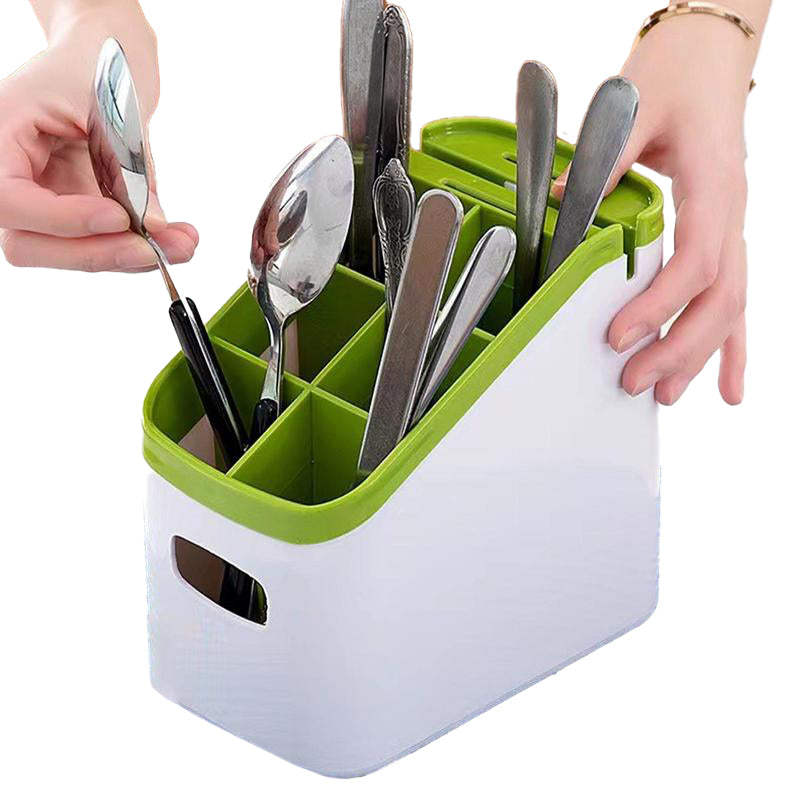 Escorredor de Talheres e Utensílios de Cozinha com Ranhuras
