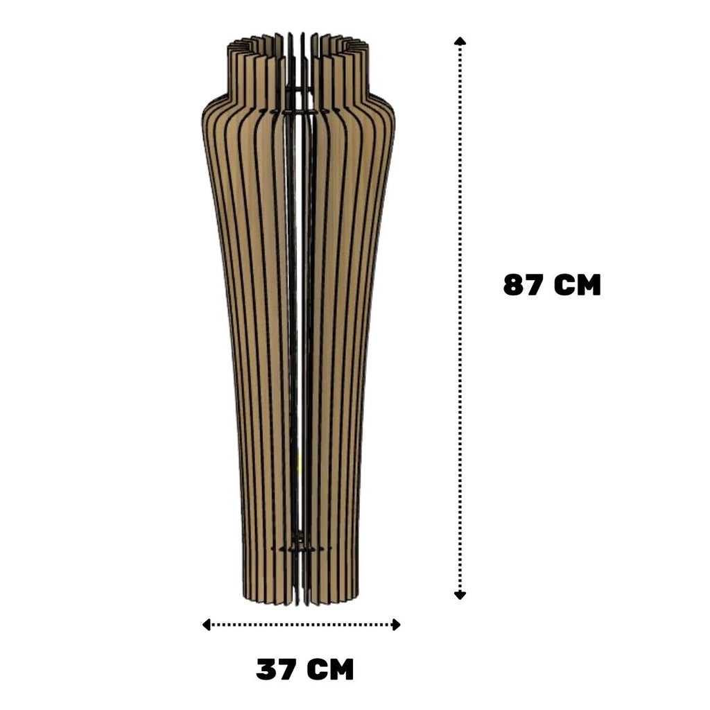 Luminária de Chão AZALÉIA MDF Luminária