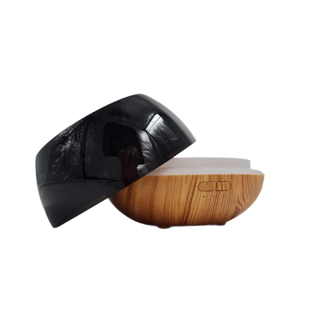 Difusor De Aromas Led Base De Madeira